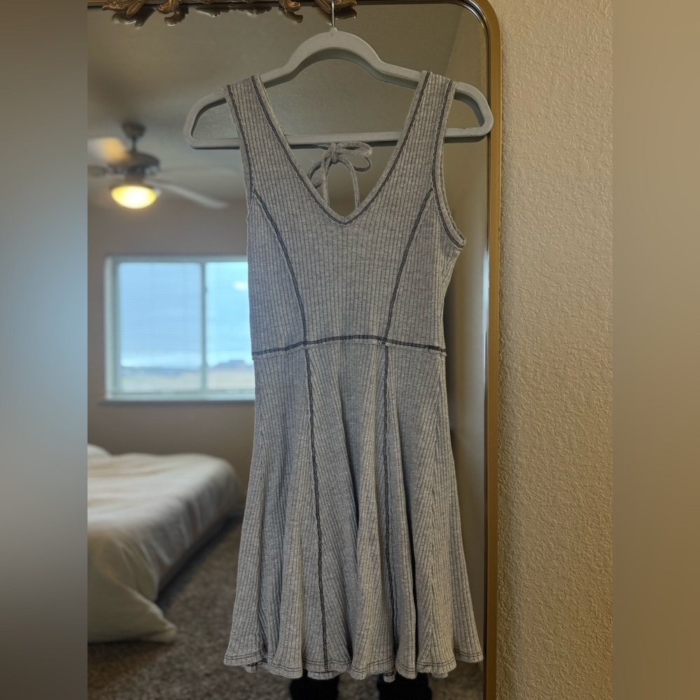 Emory Park Backless Gray Dress